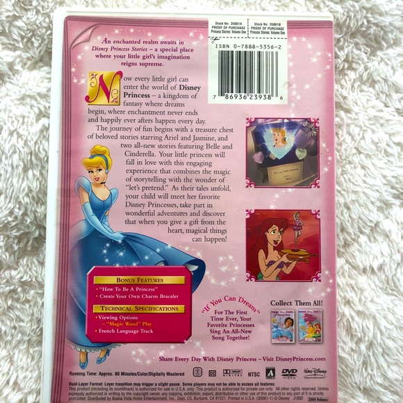 Disney Princess Stories: Volume 1: A Gift From the Heart DVD - Picture 3 of 5
